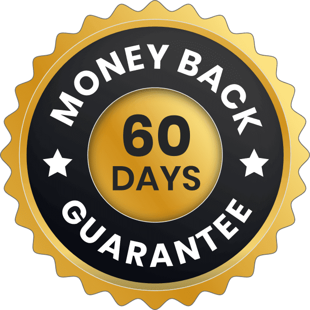 60-Day Money Back Guarantee Gold Seal - Gluco Armor